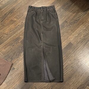 H&M Black Denim Skirt